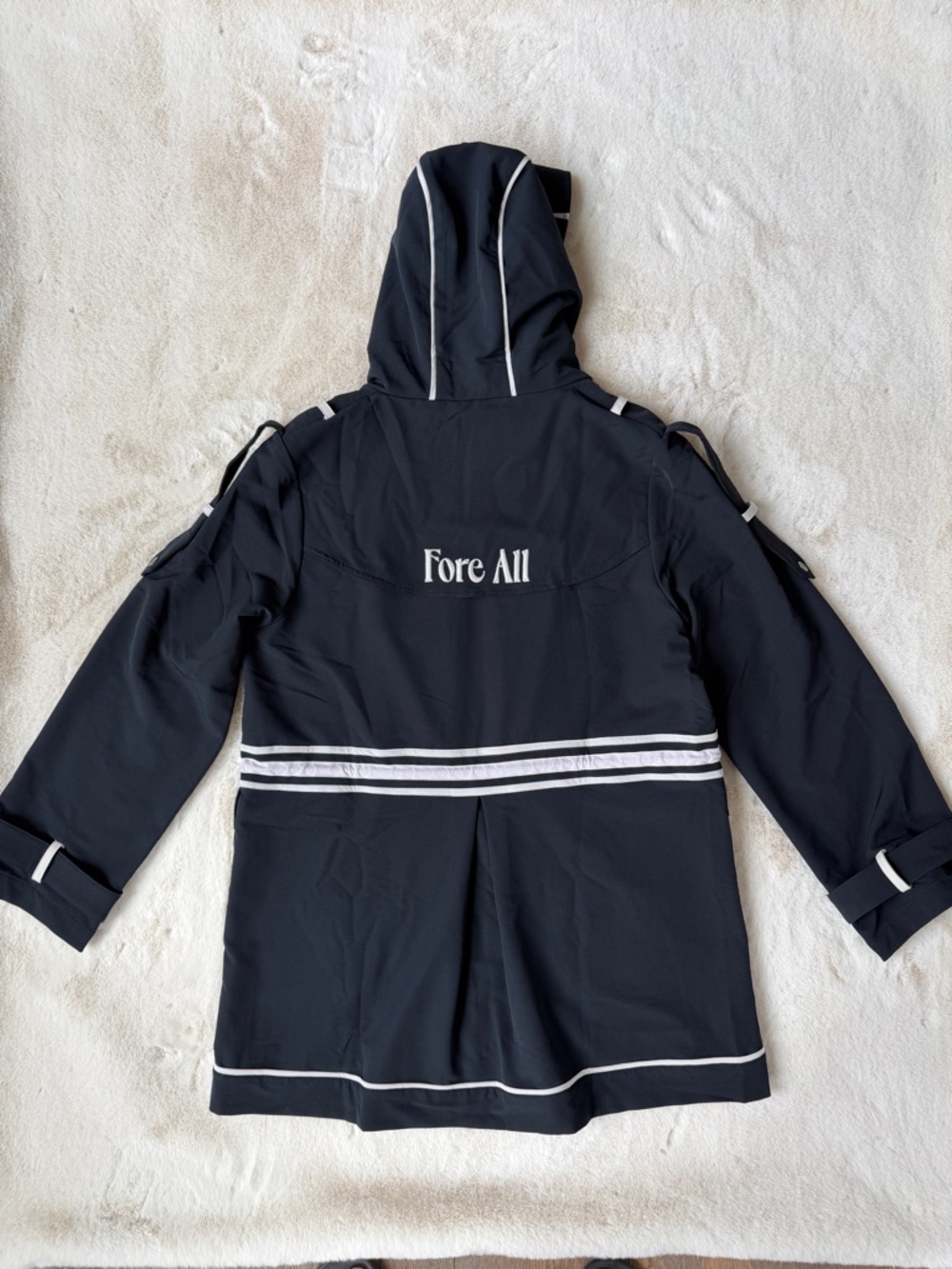 Fore All Windsor Rain Jacket Black Size Large - Picture 5 of 15